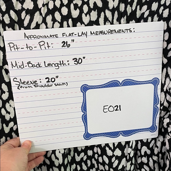 Jones New York Sport Woman Leopard Print Linen Tunic Top L - Picture 9 of 9